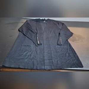 NEW WITHOUT TAGS ladies size XXL black cardigan sweater